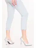 Gondol Hakiki Deri Stiletto-vdt.25 Lame