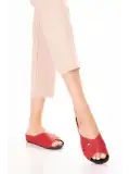 Gondol Kadın  Anatomik Taban Terlik bio.1001 kırmızı