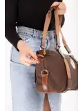 Gondol Şık Seyahat El Çantası gp.1440 Kahverengi
