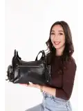 Gondol Kadın Kullanışlı Günlük Çanta ald.80735 Siyah