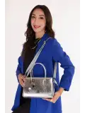 Gondol Kadın Küçük Abiye El Çantası shb.2300 Gümüş