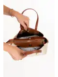 Gondol Kadın Küçük Abiye El Çantası shb.2189 Bej