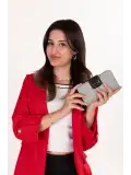 Gondol Günlük Kullanışlı Cüzdan ve Kartlık sp.9028 Siyah Zikzak