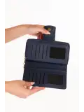 Gondol Günlük Kullanışlı Cüzdan ve Kartlık sp.9028 Laci Kırmızı Ekose