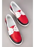 Gondol Kadın İçi Dışı Hakiki Deri Esnek Hafif Rahat Loafer ell.7005 Tommy