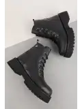 Gondol Hakiki Deri Günlük Hafif Bot erd.301 Siyah