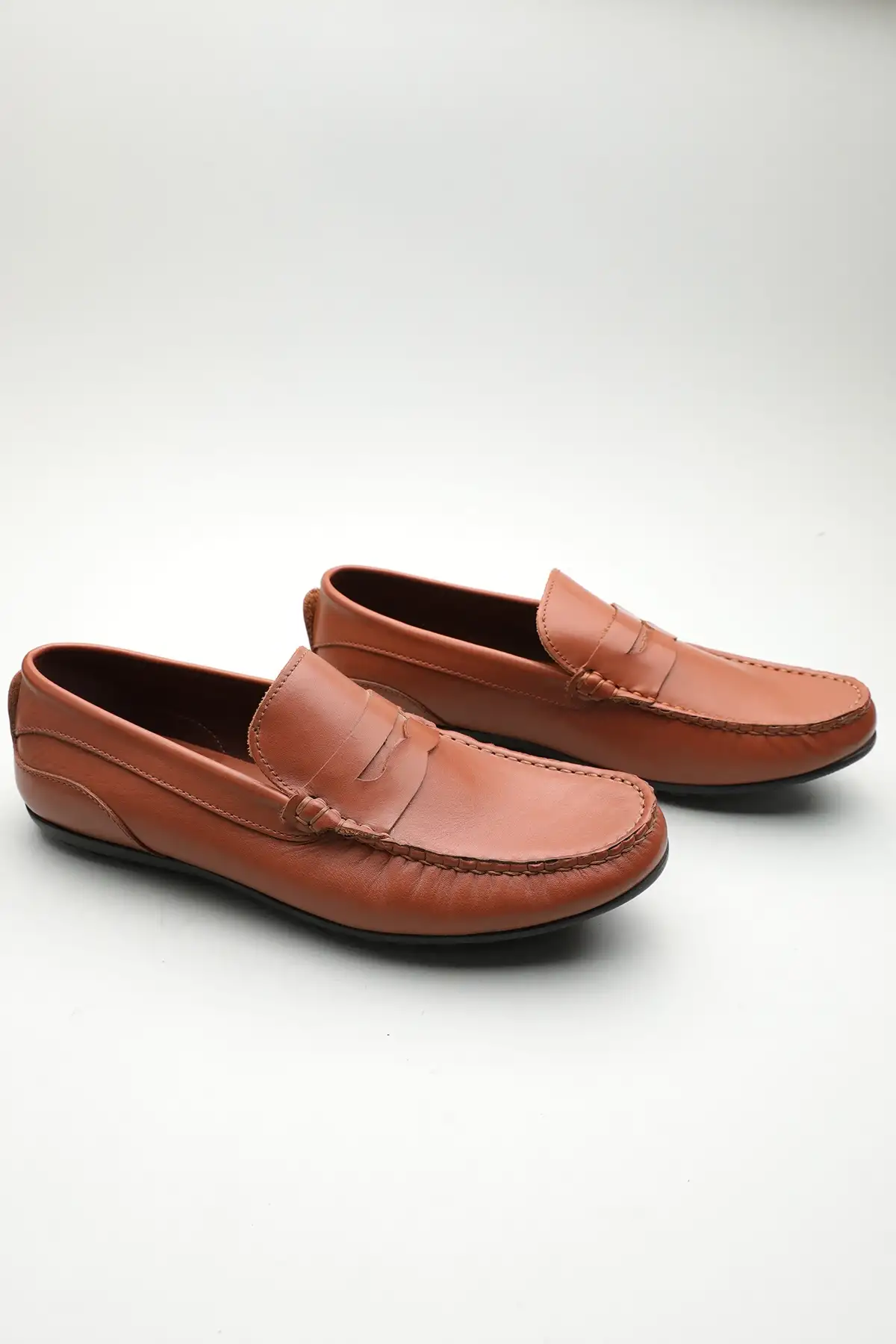Gondol Erkek Hakiki Deri Klasik Loafer Taba 41 ttx.601102