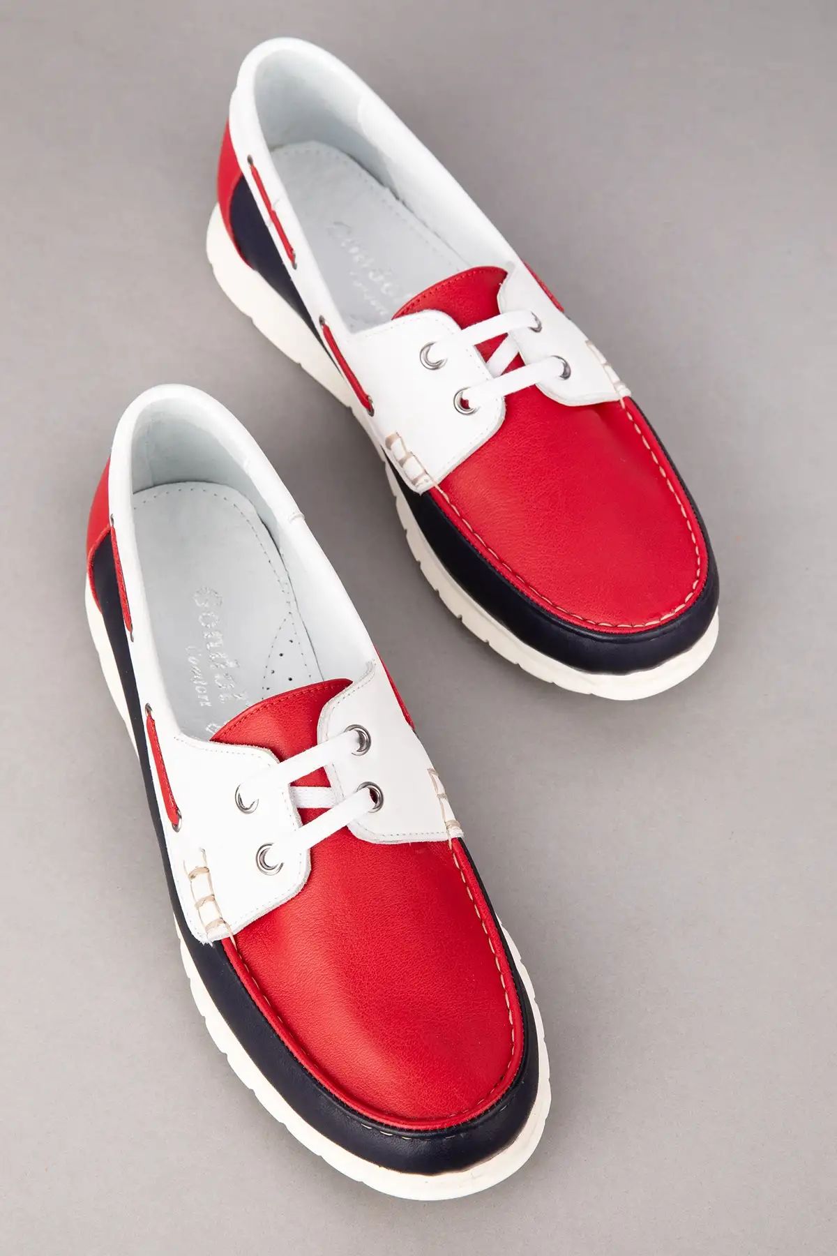 Gondol Kadın İçi Dışı Hakiki Deri Esnek Hafif Rahat Loafer ell.7005 Tommy