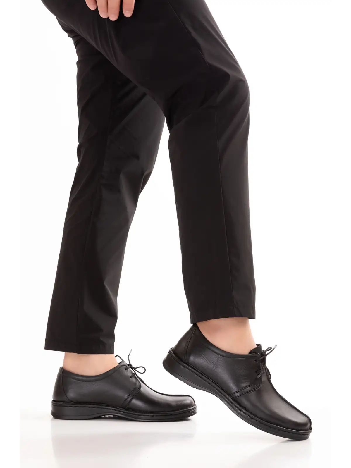 Gondol Erkek Hakiki Deri Günlük Klasik Ayakkabı kml.2026 Siyah