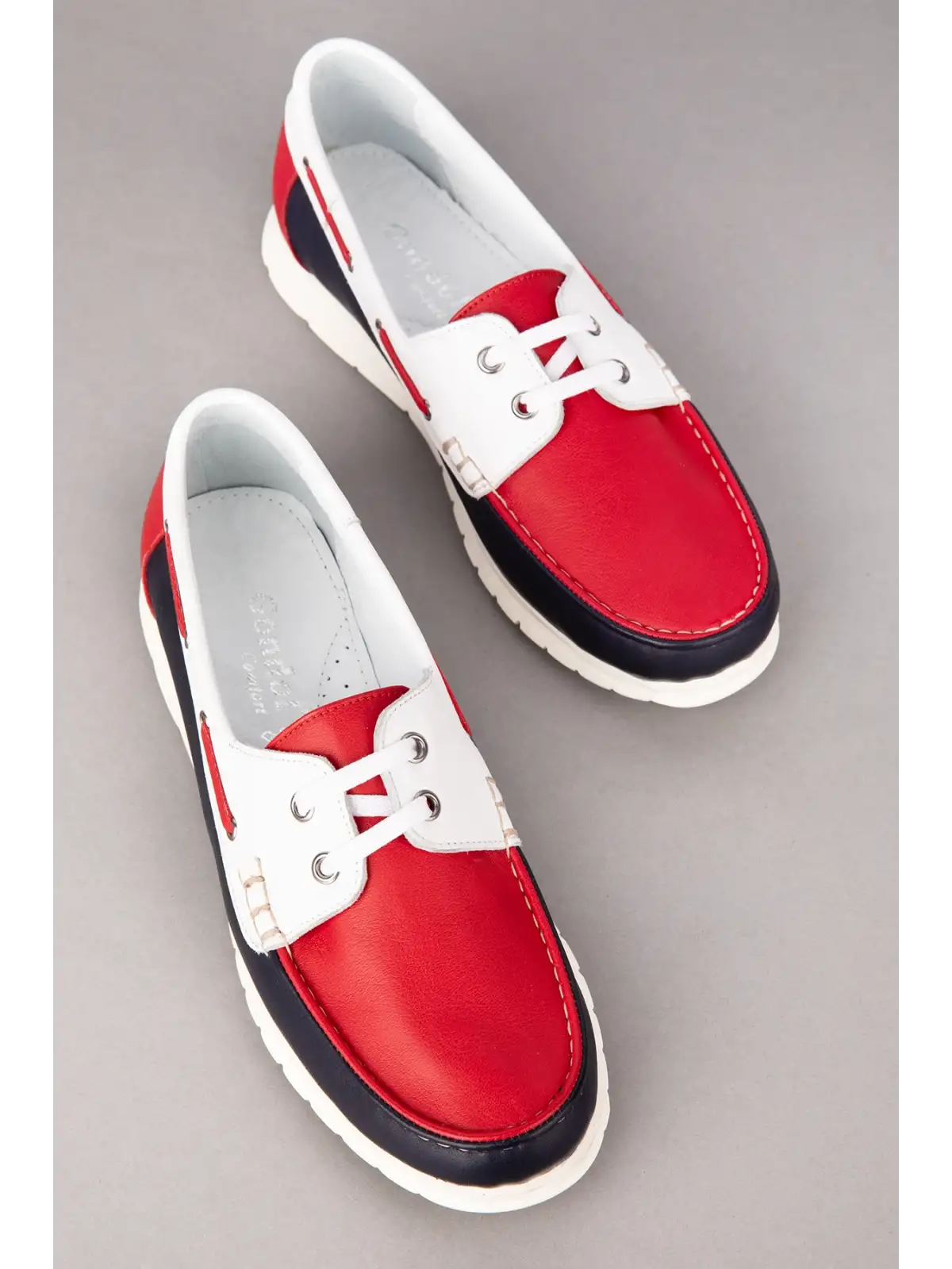 Gondol Kadın İçi Dışı Hakiki Deri Esnek Hafif Rahat Loafer ell.7005 Tommy