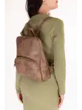 Gondol Kadın Günlük Şık Sırt Çantası ald.1025 Vizon