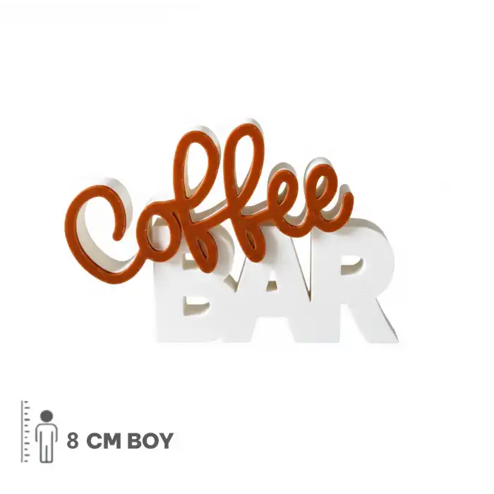 Dekoratif Coffee Bar Yazısı
