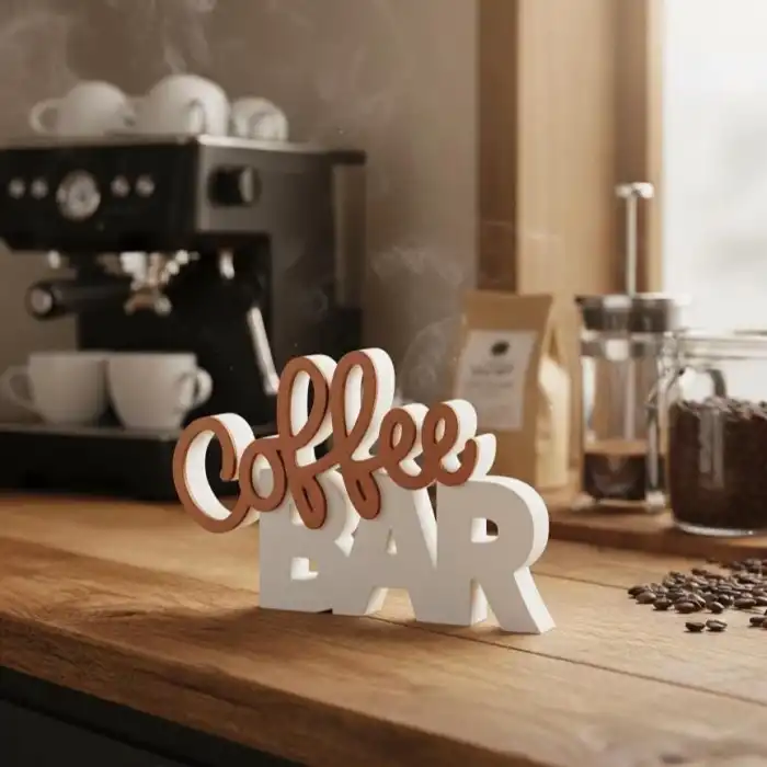 Dekoratif Coffee Bar Yazısı