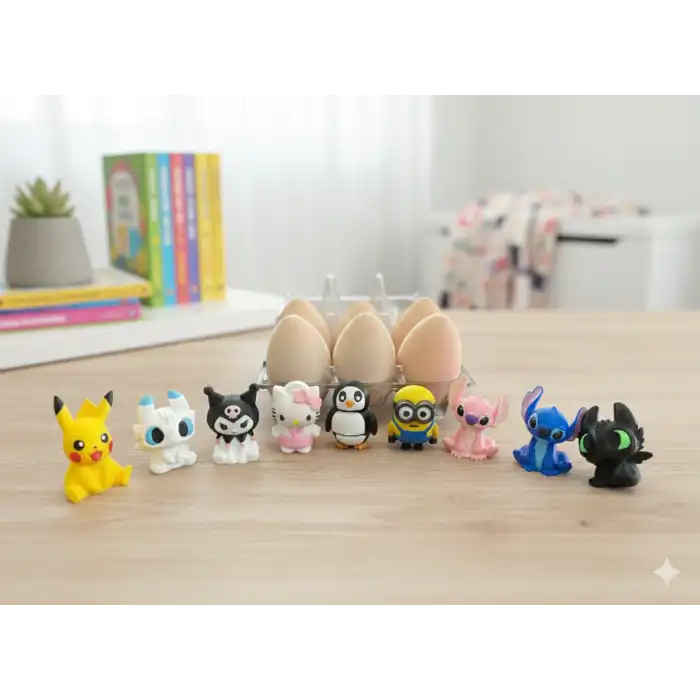 Organik Sürpriz Yumurta Kırılabilir Sürpriz Yumurta