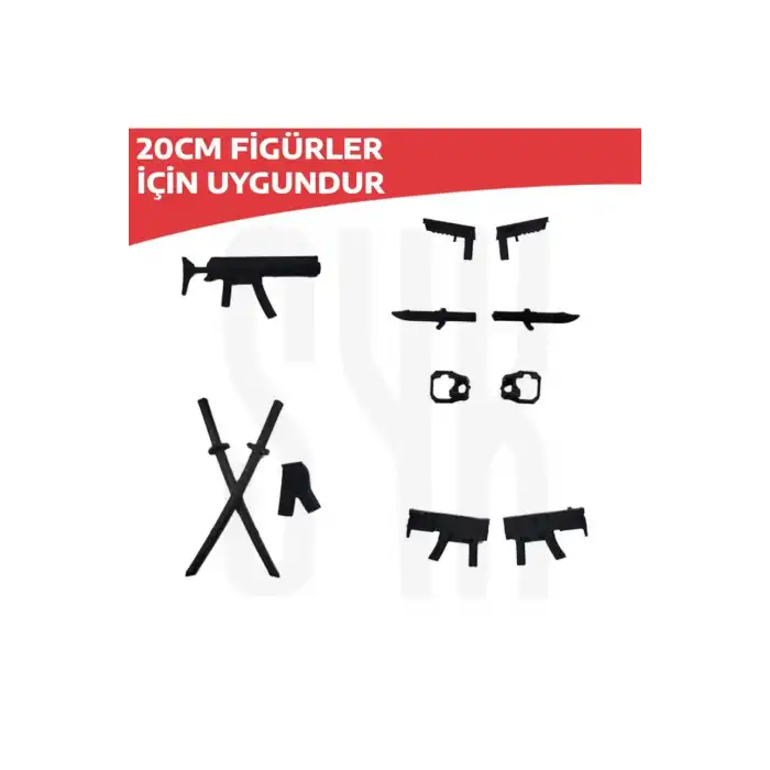 Robot 20 Dummy Aksesuar Seti V2.0 (20CM BÜYÜK DUMMY İÇİN)