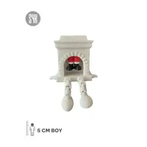 Ayakları Sallanan Sevimli Şömine