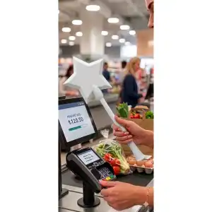 Sihirli Kredi Kartı Ödeme Sopası – Magic Stick Temassız Ödeme Sopası Beyaz