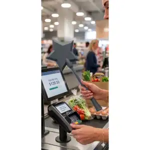 Sihirli Kredi Kartı Ödeme Sopası – Magic Stick Temassız Ödeme Sopası Gri