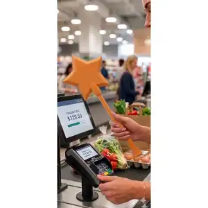 Sihirli Kredi Kartı Ödeme Sopası – Magic Stick Temassız Ödeme Sopası Turuncu