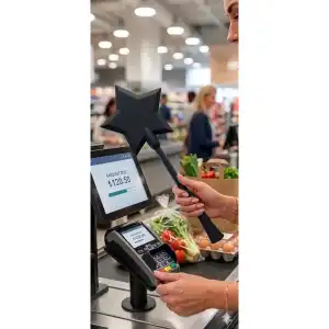 Sihirli Kredi Kartı Ödeme Sopası – Magic Stick Temassız Ödeme Sopası Siyah