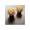 Lotus Çiçeği Tasarımlı Dekoratif Plastik Led Mumluk Tealight - Sıcak ve Zarif Işık