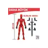 (BÜYÜK) Robot 20 Dummy Kırmızı Siyah Tüm Eklemleri Hareketli Aksiyon Figürü Oyuncak
