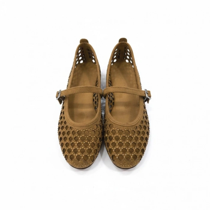 EFW Taba Kadın Taşlı Babet