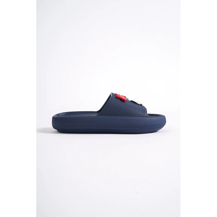 Bambino Çocuk Plaj,Günlük Kullanıma Uygun Rahat Lacivert Terlik