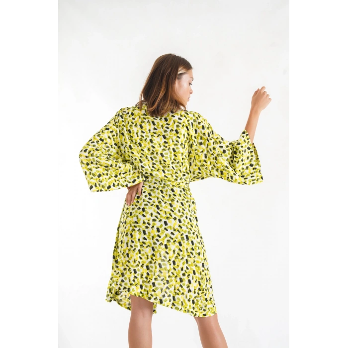 Olivie Yeşil Kadın Kimono