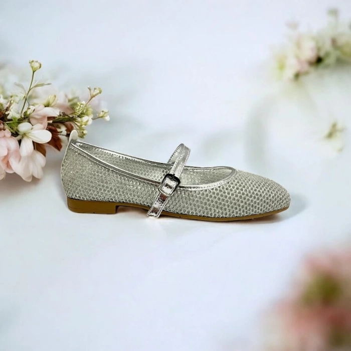 Fiorella Kadın Simli Gümüş Kadın Babet