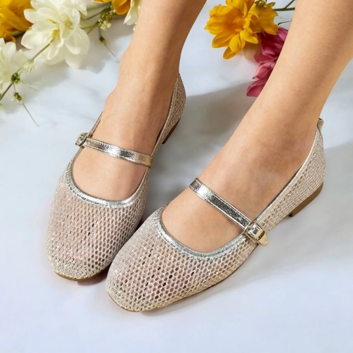 Fiorella Kadın Simli Gümüş Kadın Babet