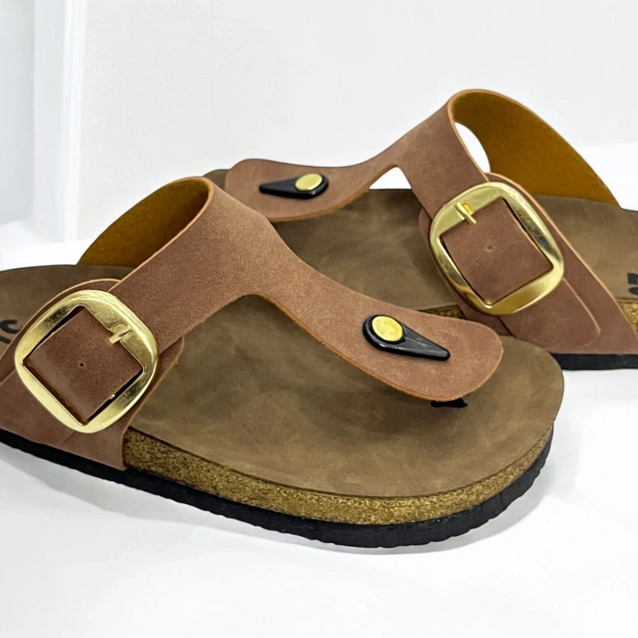 Gema Kadın Parmak Arası Taba Terlik Yeni Sezon