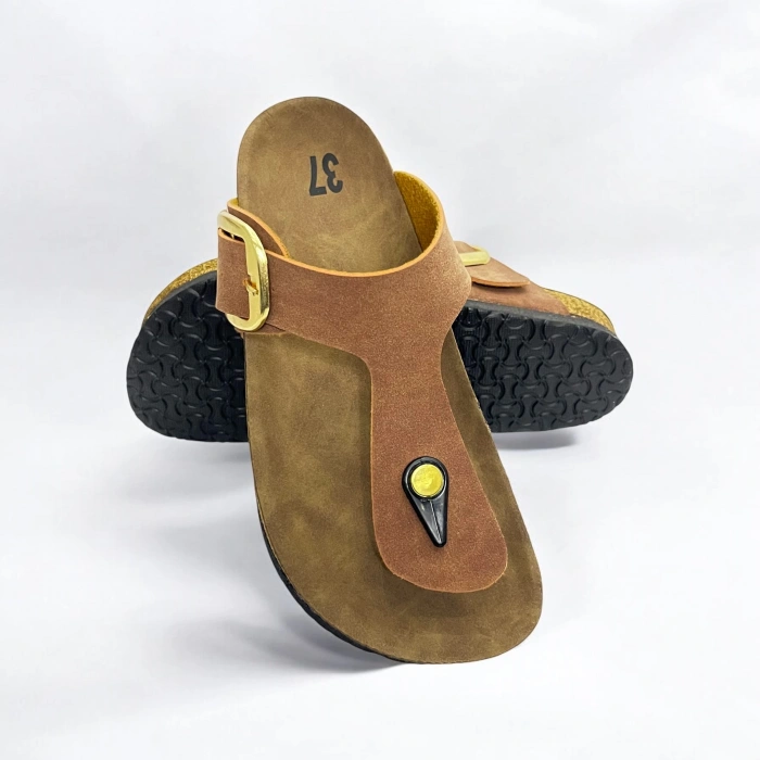 Gema Kadın Parmak Arası Taba Terlik Yeni Sezon