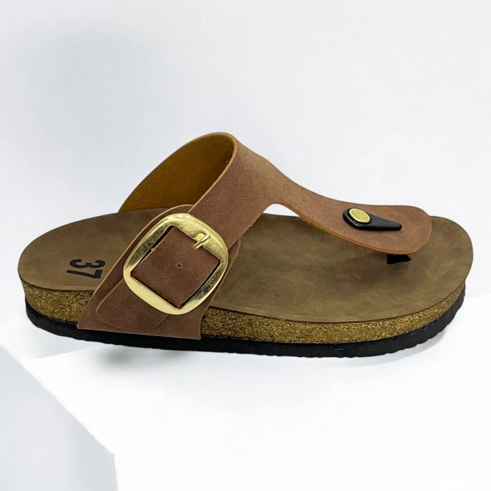 Gema Kadın Parmak Arası Taba Terlik Yeni Sezon