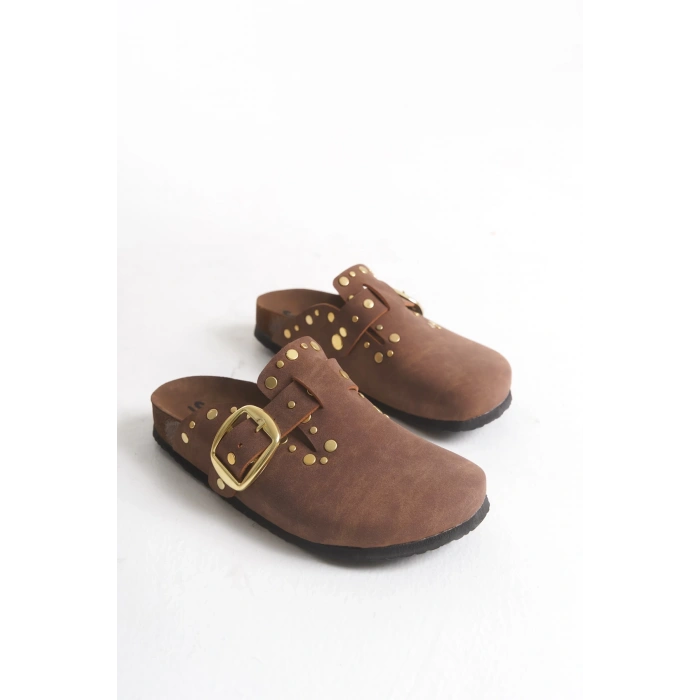 Kadın Mantar Taban Kışlık Önü Kapalı Sabo Günlük Rahat Taba Troklu Ev Terliği 1 Beden Büyük Tercih Ediniz.