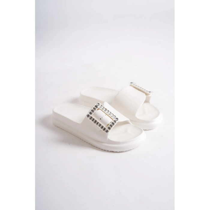 Lucetta Taşlı Kadın Terlik Günlük Plaj Deniz Havuz Terliği