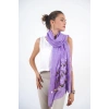 Scialle Keten Kadın Mor Şal