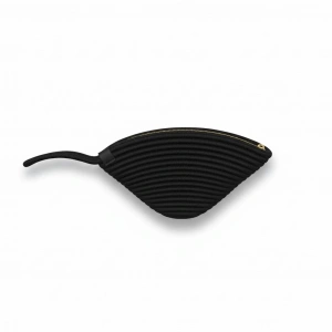 Rome Handmade Hasır Clutch Çanta Siyah