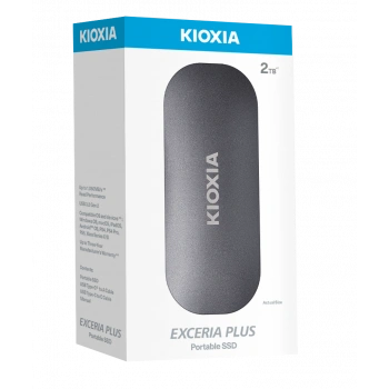2TB KIOXIA EXCERIA PLUS G2 USB 3.2 1050/1000 MB/s LXD10S002TG8