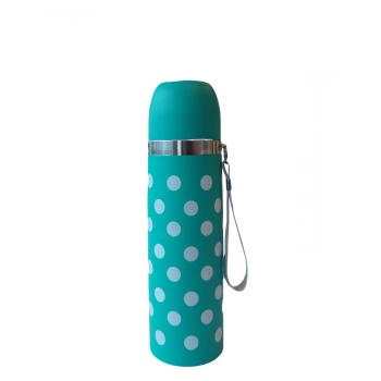Sema Baby Puantiyeli Bebek Termosu 500 ml - Mavi