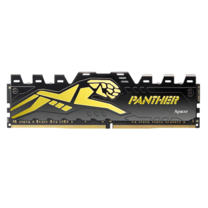 Apacer Panther Black-Gold 16GB (2x8GB) 3200Mhz CL16 DDR4 Gaming Ram (AH4U16G32C28Y7GAA-2)