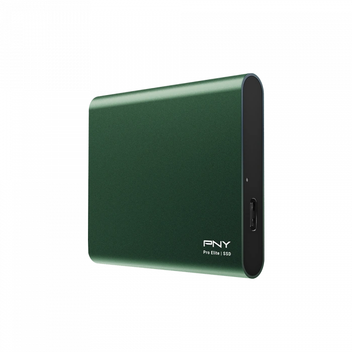 PNY Pro Elite Yeşil 500 GB 865/875MB/s USB 3.2 Gen 2 Type-C Taşınabilir SSD (PSD0CS2060GN-500-RB)