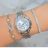 Silver Metal Kordon Kadın Saat Kombini 3848