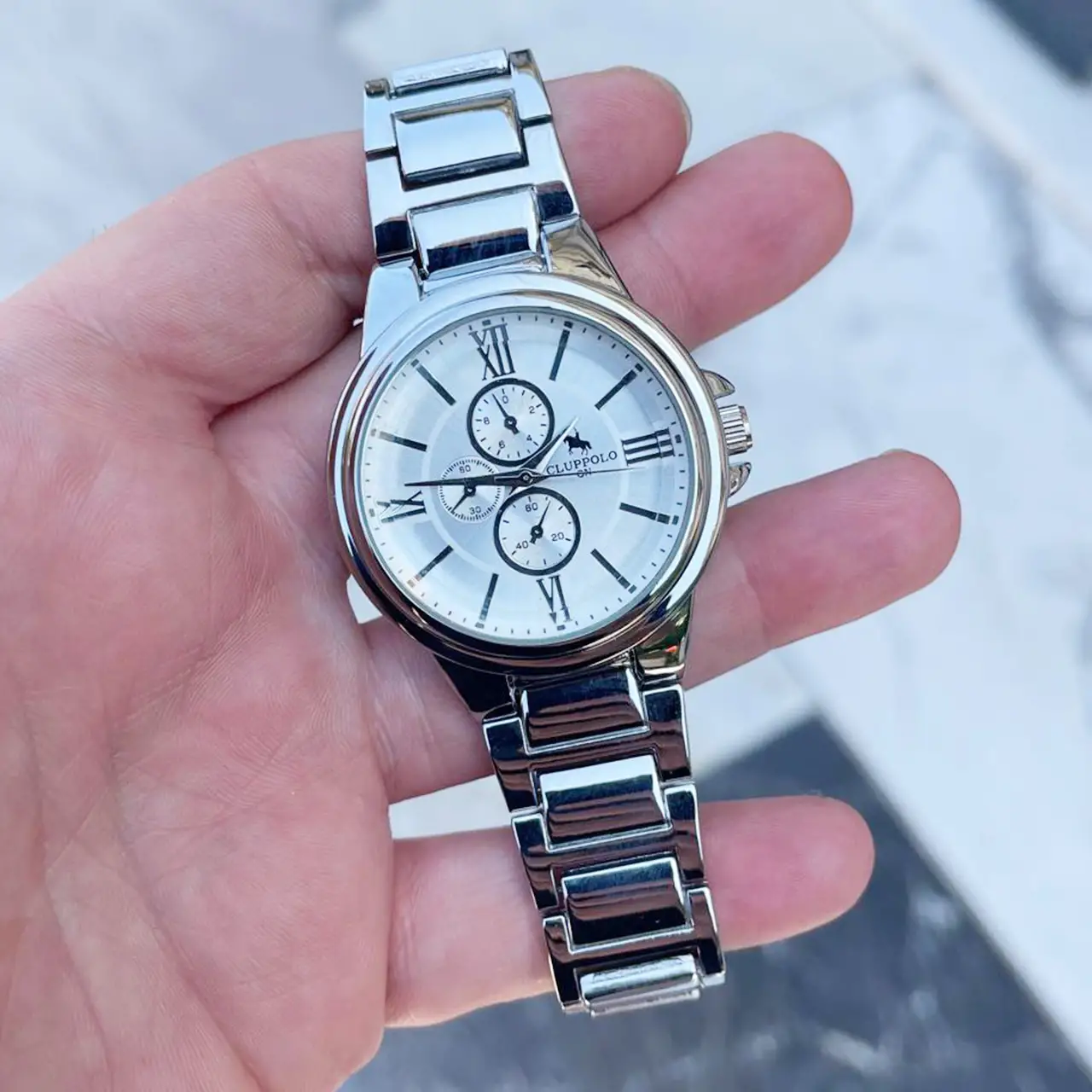 Silver Metal Kordon Erkek Saati 3492