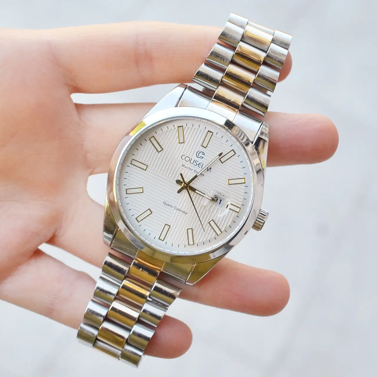 Silver Metal Kordon Erkek Saati 3736