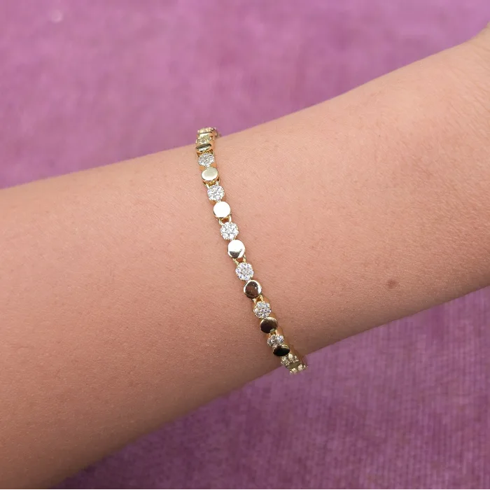 Gold Taşlı Bileklik 0005