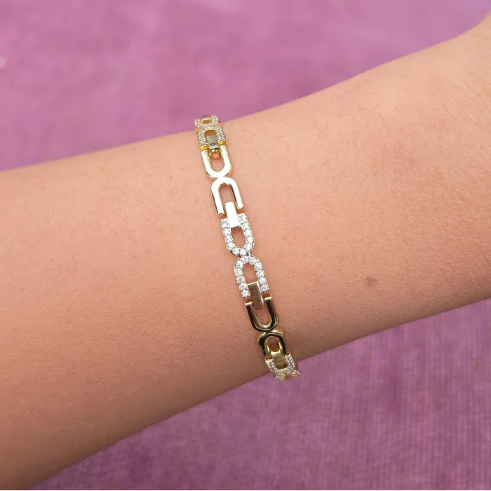 Gold Taşlı Bileklik 0006