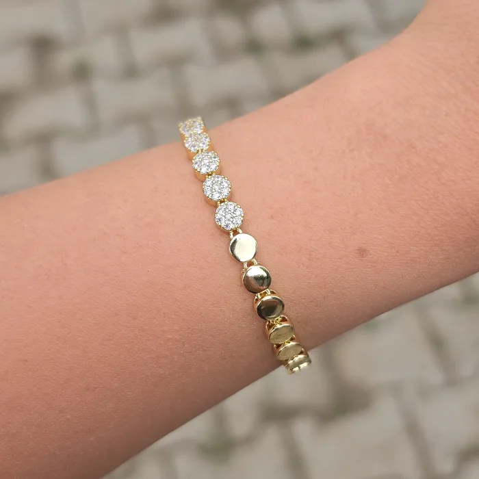 Gold Taşlı Bileklik 0008