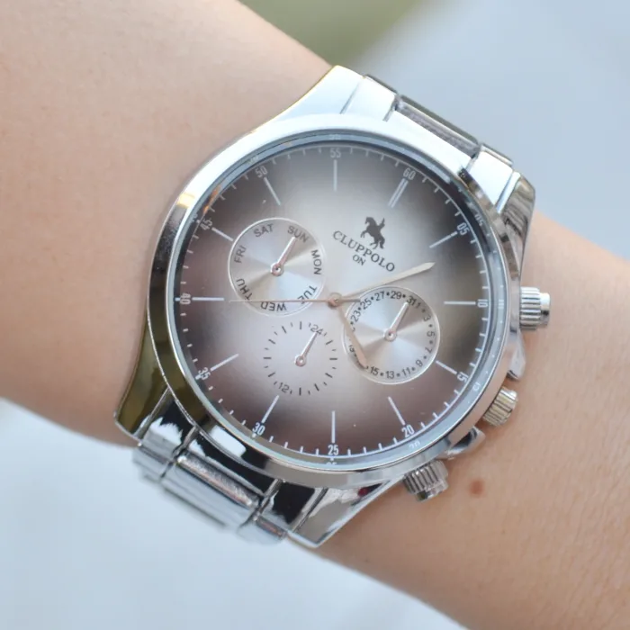 Silver Metal Kordon Erkek Saati 3720