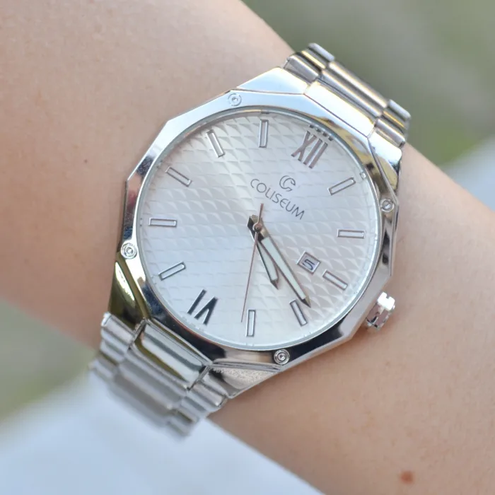 Silver Metal Kordon Erkek Saati 3722